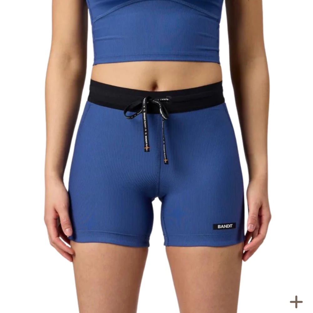 Bandit Running Cadence 5” Women’s Compression Shorts - Space Blue, Size Small